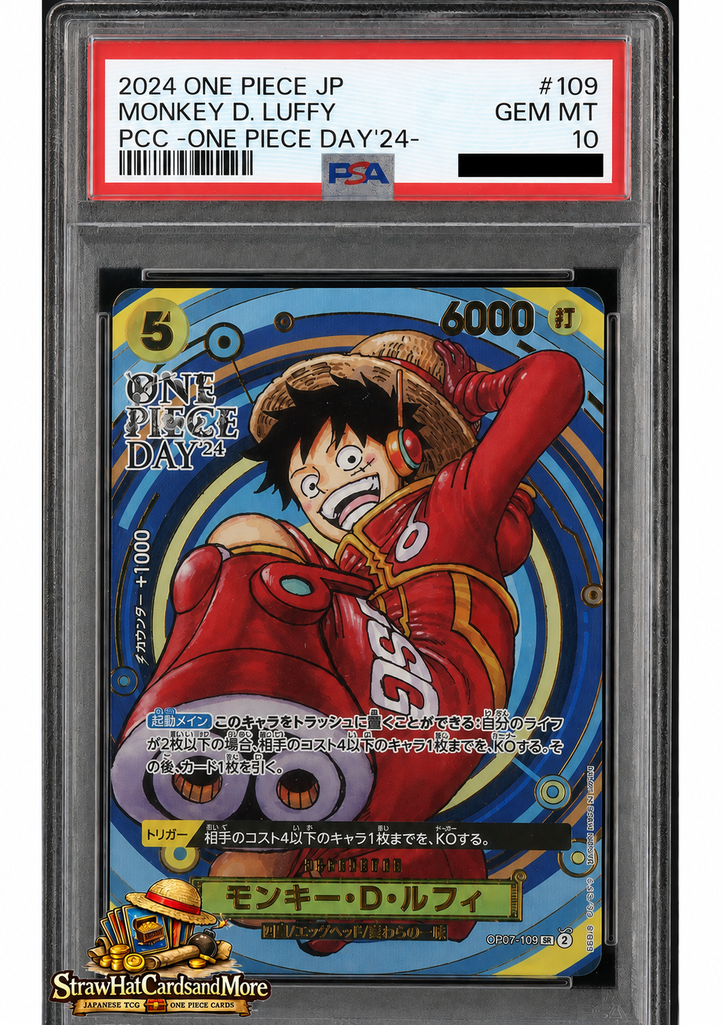 2024 ONE PIECE DAY '24 #109 Monkey D. Luffy | PSA 10